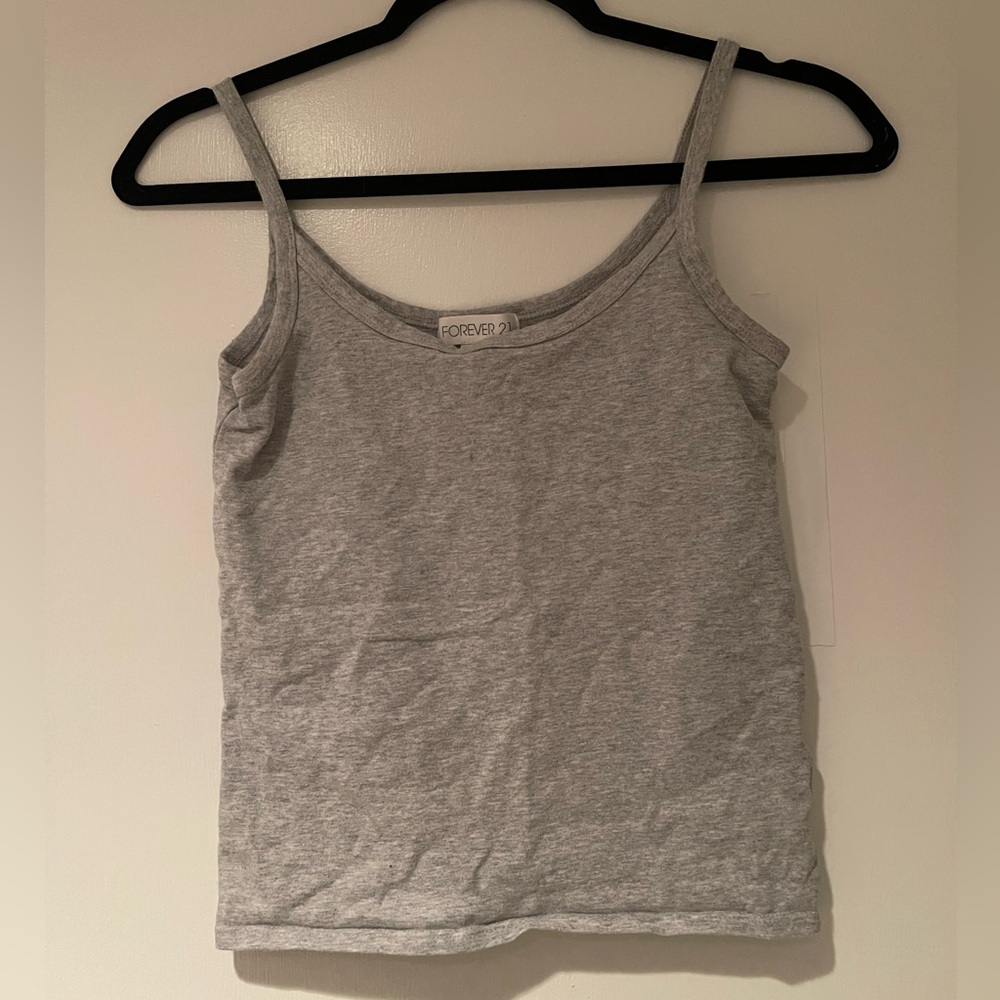 Forever 21 basic gray tank top